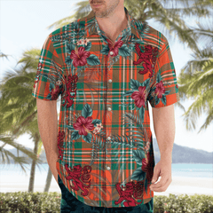 Clan Scott Ancient Tartan Scottish Lion Hawaiian Shirt AP39 Scott Ancient Tartan Tartan Hawaii Shirt