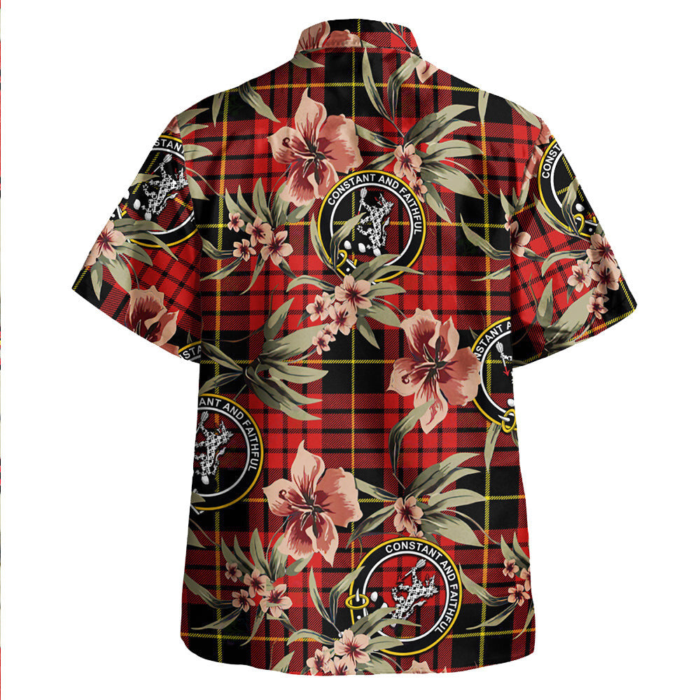 Clan MacQueen Modern Tartan Crest Badge Aloha Hawaiian Shirt Tropical Old Style CD97 MacQueen Modern Tartan Tartan Today