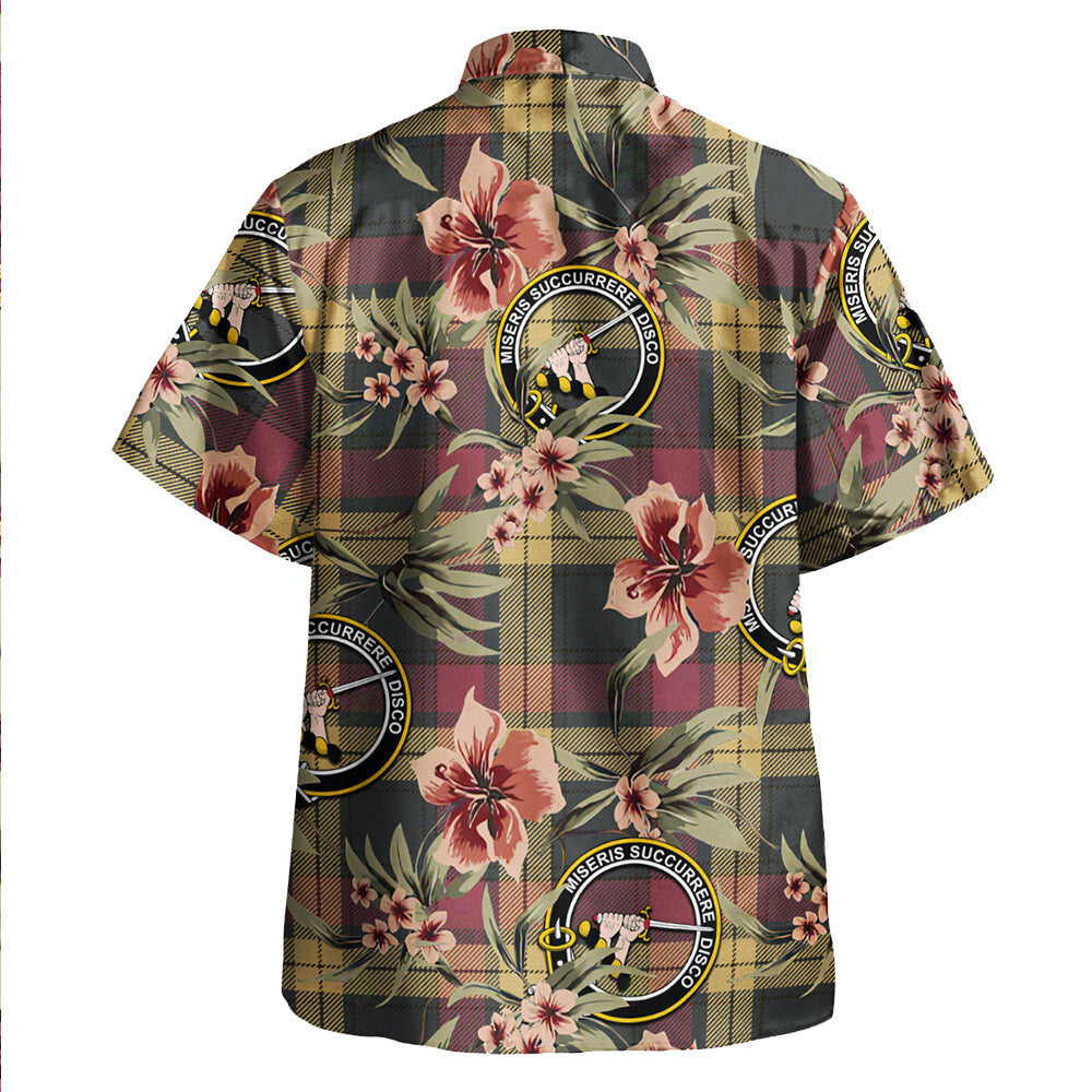 Clan MacMillan Weathered Tartan Crest Badge Aloha Hawaiian Shirt Tropical Old Style VX15 MacMillan Weathered Tartan Tartan Today