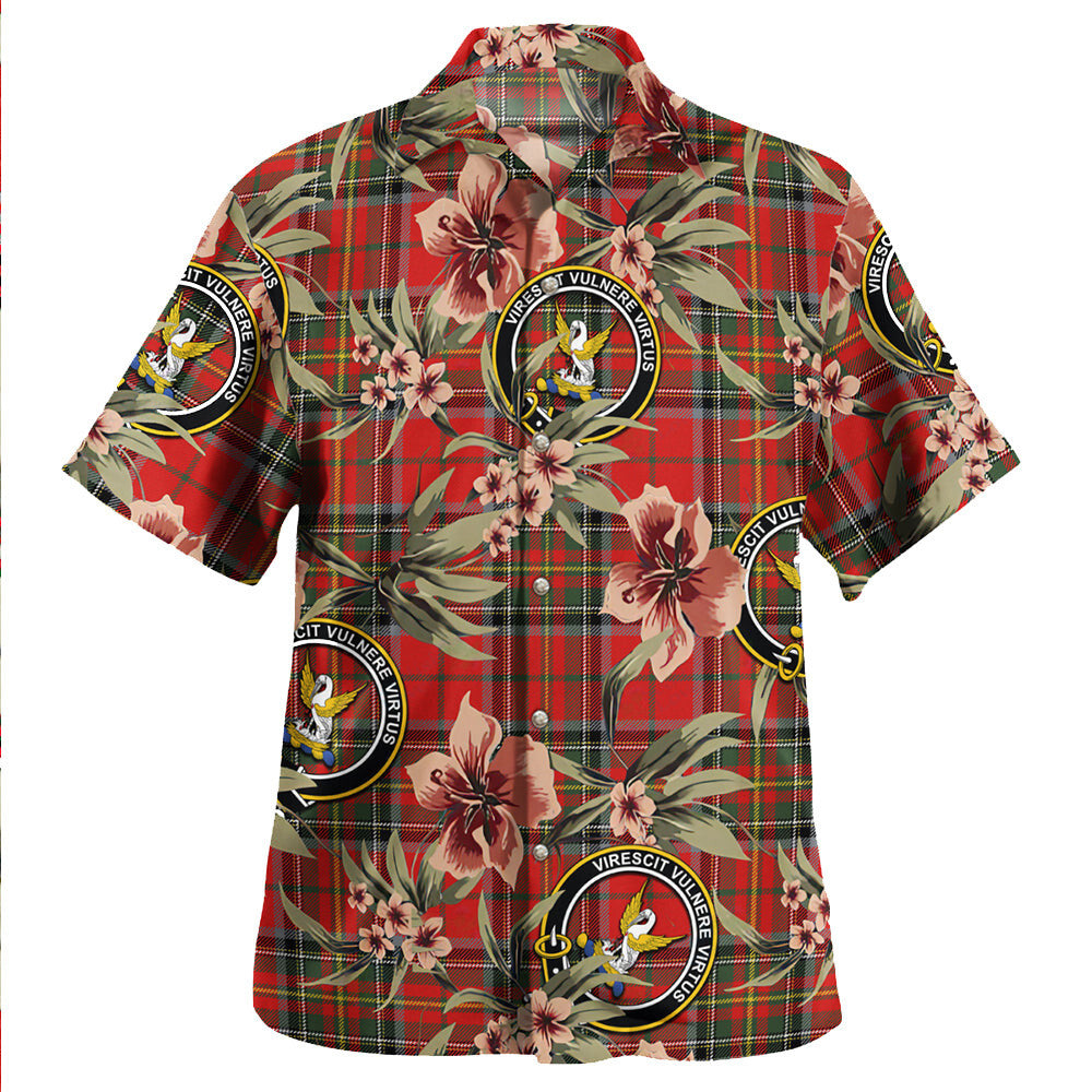 Clan Stewart of Galloway Modern Tartan Crest Badge Aloha Hawaiian Shirt Tropical Old Style NT98 Stewart of Galloway Modern Tartan Tartan Today