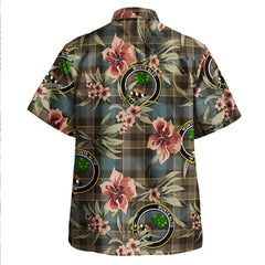 Clan Mowat Weathered Tartan Crest Badge Aloha Hawaiian Shirt Tropical Old Style SV78 Mowat Weathered Tartan Tartan Today