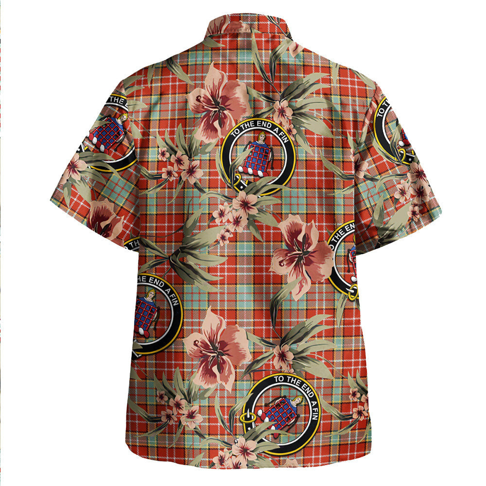 Clan Ogilvie Ancient Tartan Crest Badge Aloha Hawaiian Shirt Tropical Old Style HI66 Ogilvie Ancient Tartan Tartan Today