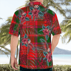Clan Crief District Tartan Scottish Lion Hawaiian Shirt CN12 Crief District Tartan Tartan Hawaii Shirt
