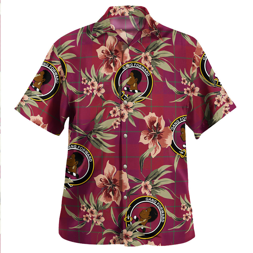 Clan Stirling of Keir Modern Tartan Crest Badge Aloha Hawaiian Shirt Tropical Old Style ML59 Stirling of Keir Modern Tartan Tartan Today