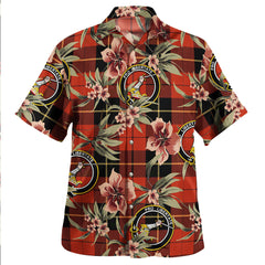 Clan Wallace (Wallas) Ancient Tartan Crest Badge Aloha Hawaiian Shirt Tropical Old Style LR75 Wallace (Wallas) Ancient Tartan Tartan Today