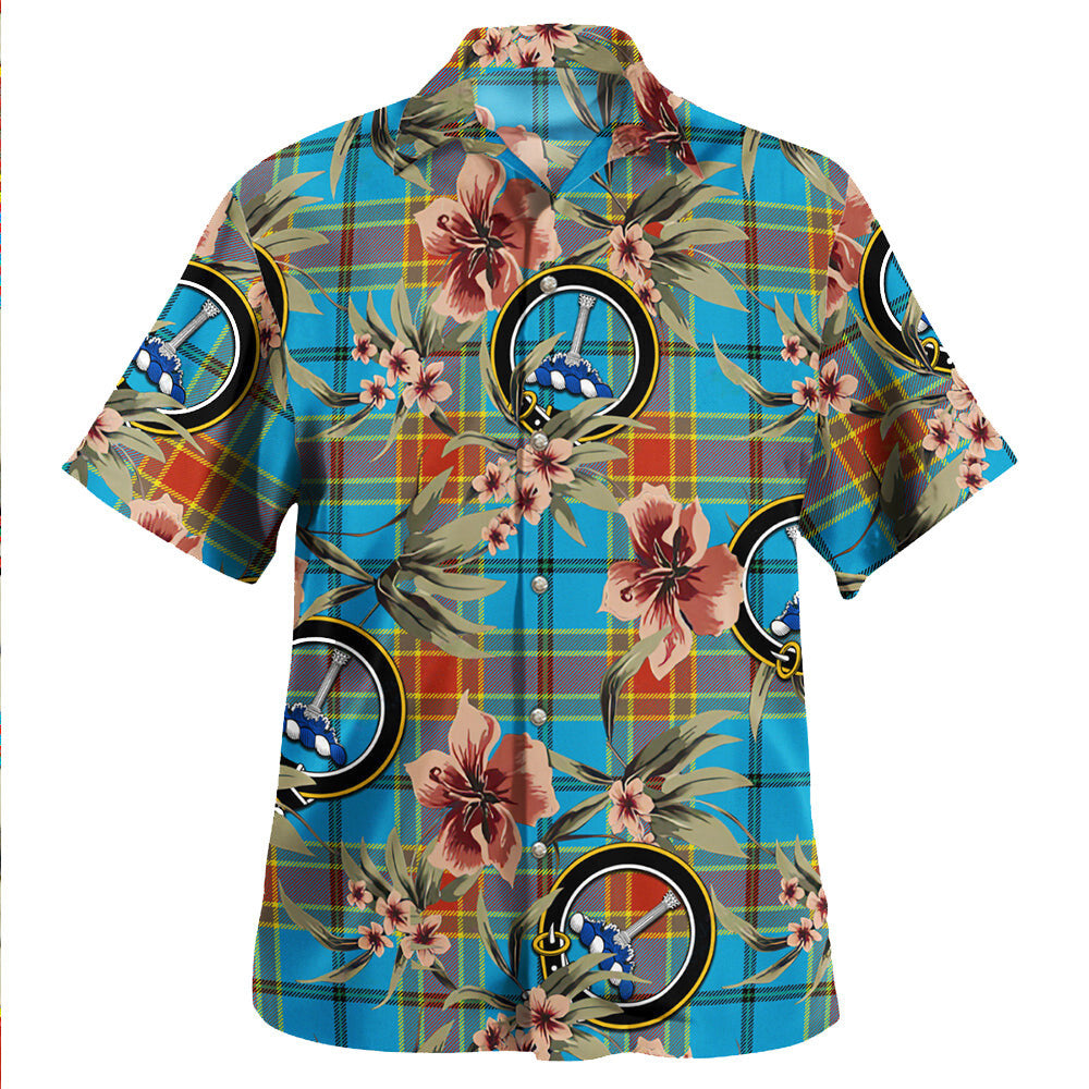 Clan Traill (Trayle) Weathered Tartan Crest Badge Aloha Hawaiian Shirt Tropical Old Style LU65 Traill (Trayle) Weathered Tartan Tartan Today