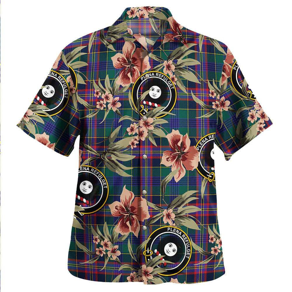 Clan Pitcairn Hunting Modern Tartan Crest Badge Aloha Hawaiian Shirt Tropical Old Style RI20 Pitcairn Hunting Modern Tartan Tartan Today