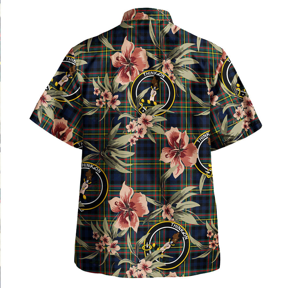 Clan MacLellan Modern Tartan Crest Badge Aloha Hawaiian Shirt Tropical Old Style ZS41 MacLellan Modern Tartan Tartan Today