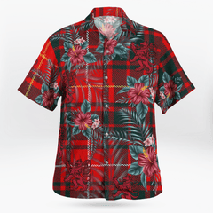 Clan Munro Modern 1 Tartan Scottish Lion Hawaiian Shirt UL72 Munro Modern 1 Tartan Tartan Hawaii Shirt