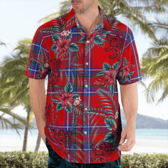 Clan Rait Inverness Tartan Scottish Lion Hawaiian Shirt HO35 Clan Rait (Rait Tartan) Tartan Hawaii Shirt