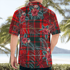 Clan Munro Modern 1 Tartan Scottish Lion Hawaiian Shirt UL72 Munro Modern 1 Tartan Tartan Hawaii Shirt