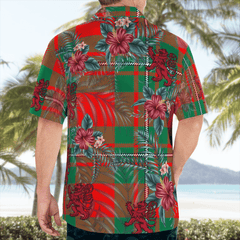 Clan MacCorquodale Tartan Scottish Lion Hawaiian Shirt JU47 MacCorquodale Tartan Tartan Hawaii Shirt