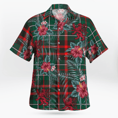 Clan MacDiarmid Modern Tartan Scottish Lion Hawaiian Shirt WT50 MacDiarmid Modern Tartan Tartan Hawaii Shirt