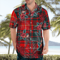 Clan Munro Modern 1 Tartan Scottish Lion Hawaiian Shirt UL72 Munro Modern 1 Tartan Tartan Hawaii Shirt