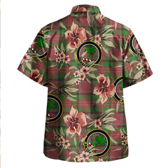 Clan Leighton Ancient Tartan Crest Badge Aloha Hawaiian Shirt Tropical Old Style GS15 Leighton Ancient Tartan Tartan Today