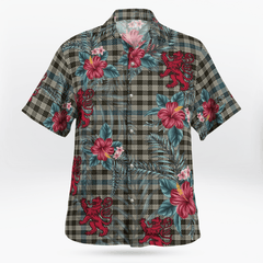 Clan Haig Check Tartan Scottish Lion Hawaiian Shirt KM46 Haig Check Tartan Tartan Hawaii Shirt