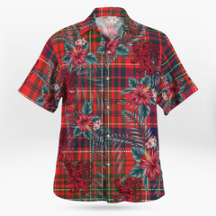 Clan Lumsden Modern Tartan Scottish Lion Hawaiian Shirt PK94 Lumsden Modern Tartan Tartan Hawaii Shirt