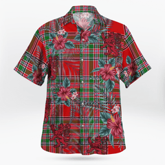 Clan MacBain Tartan Scottish Lion Hawaiian Shirt AG32 MacBain Tartan Tartan Hawaii Shirt