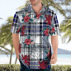 Clan Hannay Tartan Scottish Lion Hawaiian Shirt XS40 Hannay Tartan Tartan Hawaii Shirt