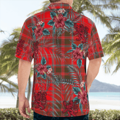 Clan Grant Weathered Tartan Scottish Lion Hawaiian Shirt IQ22 Grant Weathered Tartan Tartan Hawaii Shirt