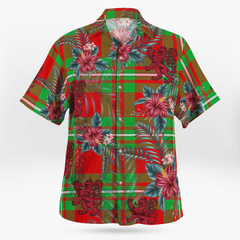 Clan Grierson Tartan Scottish Lion Hawaiian Shirt WU81 Grierson Tartan Tartan Hawaii Shirt