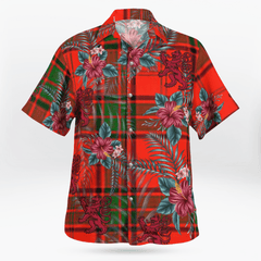 Clan Maxtone Tartan Scottish Lion Hawaiian Shirt OG38 Maxtone Tartan Tartan Hawaii Shirt