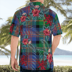 Clan Logan Ancient Tartan Scottish Lion Hawaiian Shirt QX78 Logan Ancient Tartan Tartan Hawaii Shirt