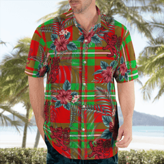 Clan Grierson Tartan Scottish Lion Hawaiian Shirt WU81 Grierson Tartan Tartan Hawaii Shirt