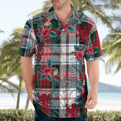 Clan MacDuff Dress Modern Tartan Scottish Lion Hawaiian Shirt YP63 MacDuff Dress Modern Tartan Tartan Hawaii Shirt