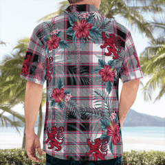 Clan MacPherson Hunting Modern Tartan Scottish Lion Hawaiian Shirt PK15 MacPherson Hunting Modern Tartan Tartan Hawaii Shirt