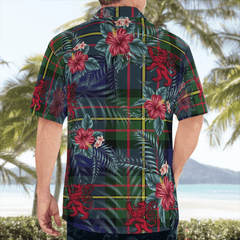 Clan MacLaren Modern Tartan Scottish Lion Hawaiian Shirt DA21 MacLaren Modern Tartan Tartan Hawaii Shirt