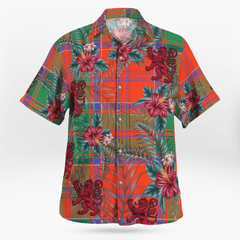 Clan Grant Ancient Tartan Scottish Lion Hawaiian Shirt UB52 Grant Ancient Tartan Tartan Hawaii Shirt