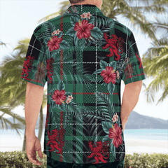 Clan MacAulay Hunting Ancient Tartan Scottish Lion Hawaiian Shirt EH62 MacAulay Hunting Ancient Tartan Tartan Hawaii Shirt