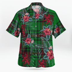 Clan Kinloch Tartan Scottish Lion Hawaiian Shirt LL78 Kinloch Tartan Tartan Hawaii Shirt