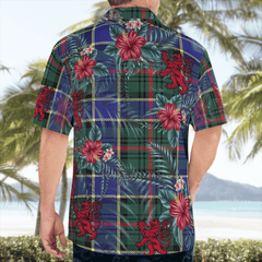 Clan Ogilvie Hunting Modern Tartan Scottish Lion Hawaiian Shirt TX57 Ogilvie Hunting Modern Tartan Tartan Hawaii Shirt