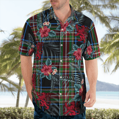 Clan Lyle Tartan Scottish Lion Hawaiian Shirt IR10 Lyle Tartan Tartan Hawaii Shirt
