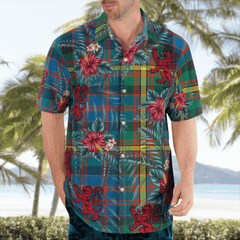 Clan MacSporran Ancient Tartan Scottish Lion Hawaiian Shirt TS60 MacSporran Ancient Tartan Tartan Hawaii Shirt