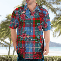Clan Preston (Edinburgh) Tartan Scottish Lion Hawaiian Shirt FG54 Preston (Edinburgh) Tartan Tartan Hawaii Shirt
