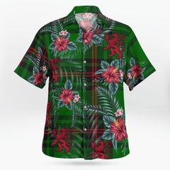 Clan Fife District Tartan Scottish Lion Hawaiian Shirt WJ77 Fife District Tartan Tartan Hawaii Shirt