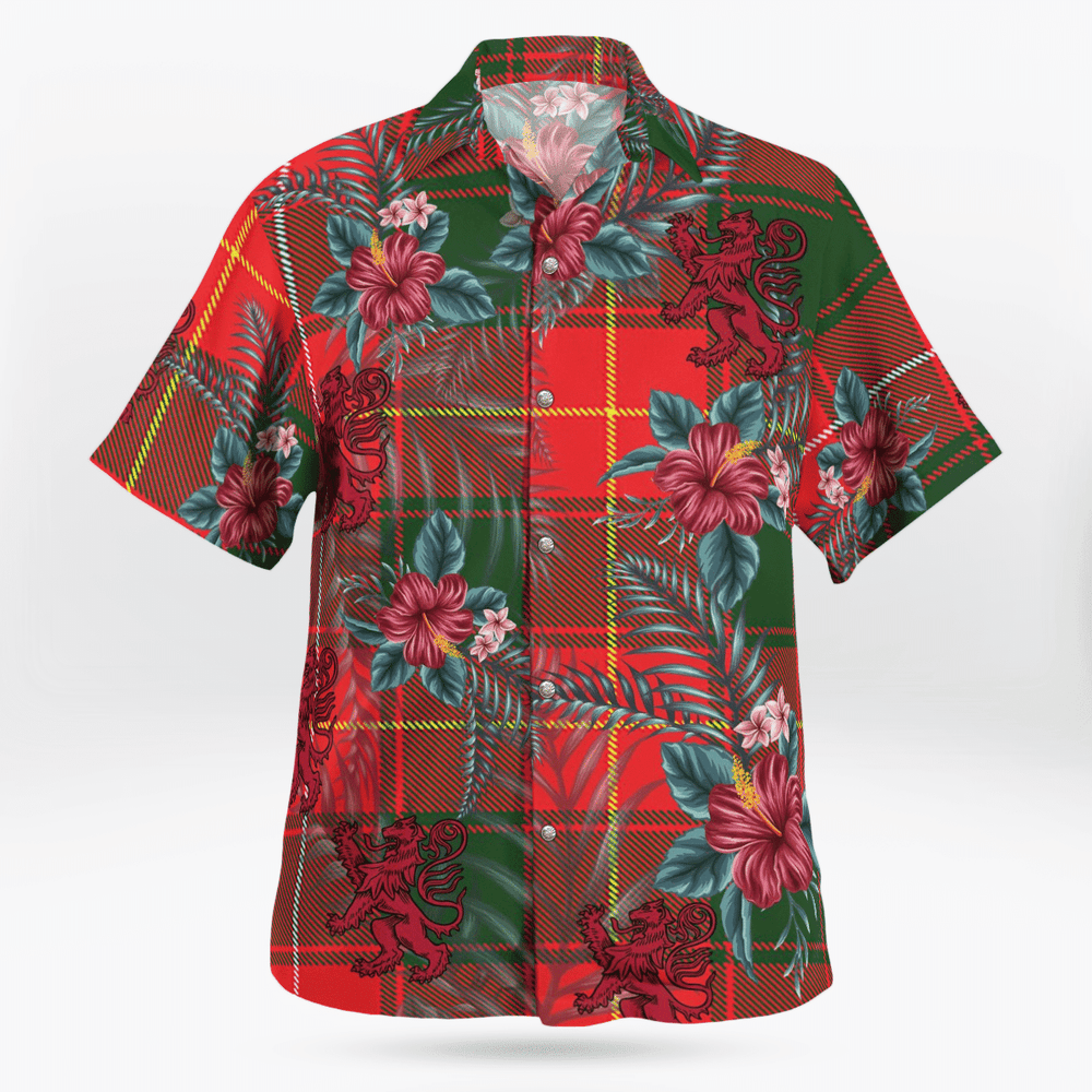 Clan MacFie Tartan Scottish Lion Hawaiian Shirt TT11 MacFie Tartan Tartan Hawaii Shirt