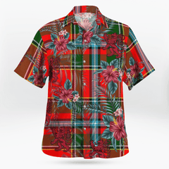 Clan Drummond of Perth Tartan Scottish Lion Hawaiian Shirt GZ20 Drummond of Perth Tartan Tartan Hawaii Shirt