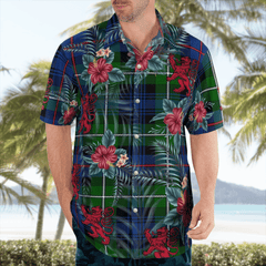 Clan MacKenzie Modern Tartan Scottish Lion Hawaiian Shirt BE25 MacKenzie Modern Tartan Tartan Hawaii Shirt