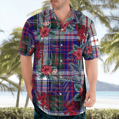 Clan MacDonald Dress Modern Tartan Scottish Lion Hawaiian Shirt AR25 MacDonald Dress Modern Tartan Tartan Hawaii Shirt