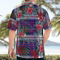 Clan MacDonald Dress Modern Tartan Scottish Lion Hawaiian Shirt AR25 MacDonald Dress Modern Tartan Tartan Hawaii Shirt
