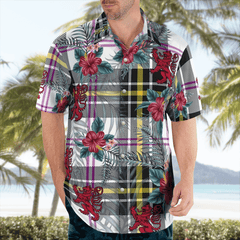 Clan MacPherson Dress Modern Tartan Scottish Lion Hawaiian Shirt BP99 MacPherson Dress Modern Tartan Tartan Hawaii Shirt