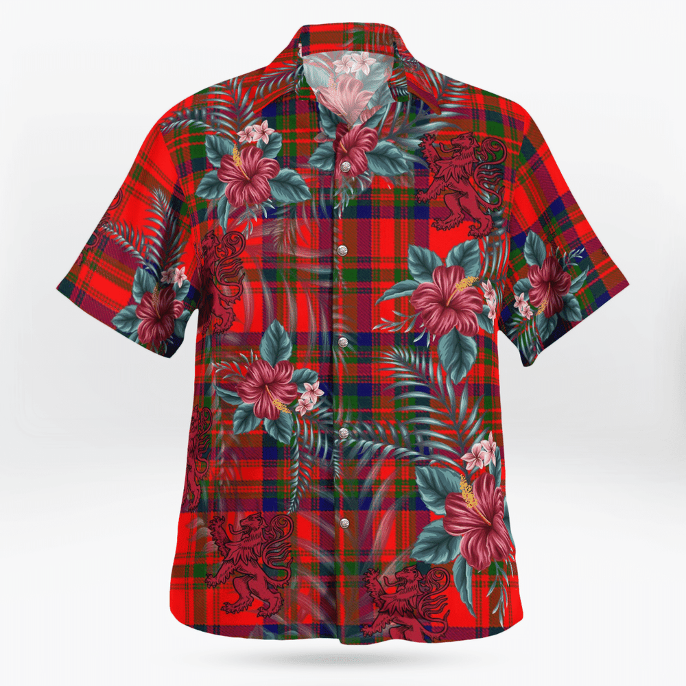 Clan Matheson Modern Tartan Scottish Lion Hawaiian Shirt PP76 Matheson Modern Tartan Tartan Hawaii Shirt