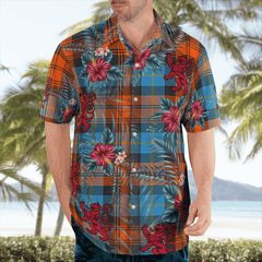 Clan MacLachlan Ancient Tartan Scottish Lion Hawaiian Shirt GD91 MacLachlan Ancient Tartan Tartan Hawaii Shirt