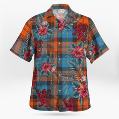 Clan MacLachlan Ancient Tartan Scottish Lion Hawaiian Shirt GD91 MacLachlan Ancient Tartan Tartan Hawaii Shirt
