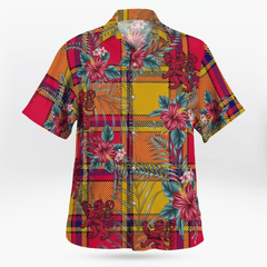 Clan Scrymgeour Tartan Scottish Lion Hawaiian Shirt SW47 Scrymgeour Tartan Tartan Hawaii Shirt