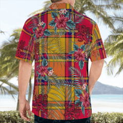 Clan Scrymgeour Tartan Scottish Lion Hawaiian Shirt SW47 Scrymgeour Tartan Tartan Hawaii Shirt